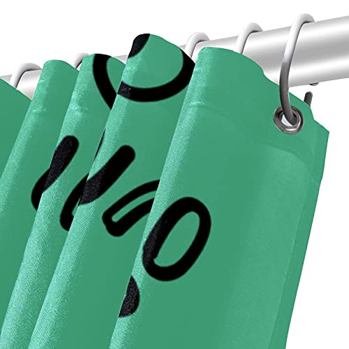 Rideau de douche chat vert anti-éclaboussures pour sols secs - 6