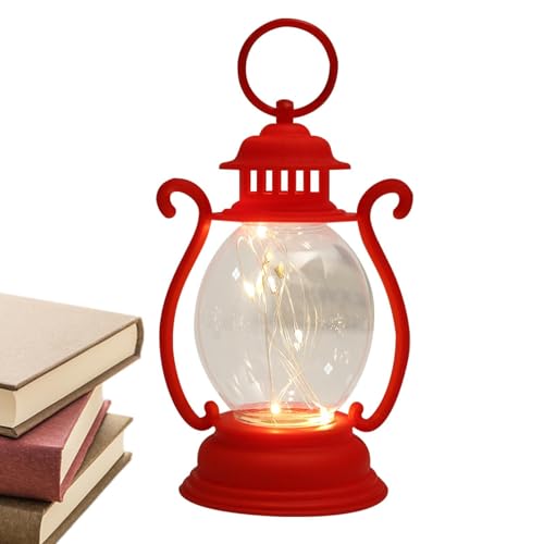 Linterna Led colgante | Lámparas de noche antiguas,Lámpara de mesa linterna decorativa alimentada por batería para patio al aire libre interior en casa