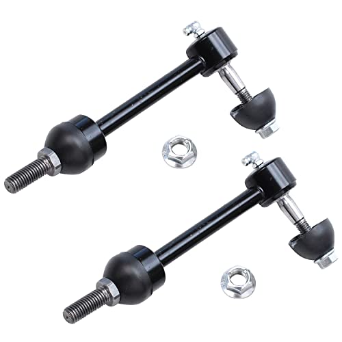 Image of Detroit Axle - Front Lower Control Arms + Sway Bar Links Replacement for Ford Crown Victoria Lincoln Town Car Mercury Grand Marquis - 4pc Set