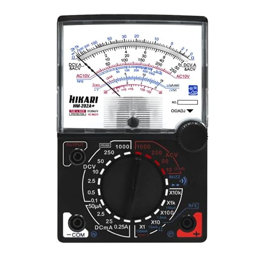 Multímetro Analógico Profissinal com BIP 20kOhms/V Hikari HM-202A+