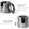 حامل Portafilter القهوة | سبائك الألومنيوم Espresso Tamper Stand by CrossCreek | Portafilter Stand Base | يناسب معظم 51/53/54/58mm Espresso Portafilter | اكسسوارات آلة الإسبريسو