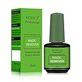 Eodci Magic Gel Nail Polish Remover, Soak-Off Quick,Minutes Easily Professional Remove Gel Nail Polish, Gel Polish Remover for Nails -15ml