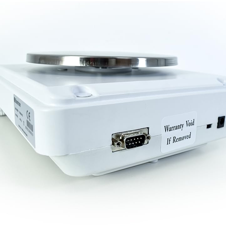 MBH - Bilancia professionale ad alta precisione per laboratorio. Bilancia analitica scientifica capacità 2,2 kg/precisione 0,01 g con display LCD retroilluminato.