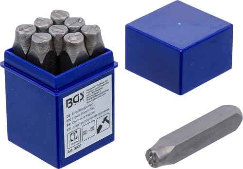 BGS 3039 | Juego punzones de números | 10 mm