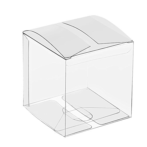 PandaEar 20 Pack Favor Boxes with Clear Lids