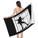 ❤Super absorption de l'eau : cette serviette de bain a une excellente absorption de l'eau, peut absorber rapidement l'eau à la surface du corps, même à l'état humide ne sera pas lourde, très adaptée pour la plage d'été, la piscine, le tourisme en plein air et d'autres occasions.