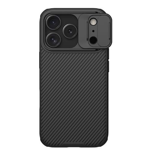 Image of Nillkin Case for Apple iPhone 17 Pro (6.3 inch Inch) CamShield Pro Camera Slider Double Layered Protection TPU + PC (Corner Impact Air Bags) Black Color