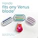Gillette Venus Extra Smooth Travel Razor Kit for Women, Mini Handle + Refill + Case