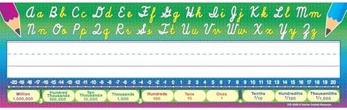 Teacher Created Resources Cursive Writing Flat Name Plates (TCR4308) image 3