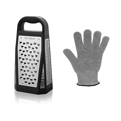 Microplane - Elite Tower Grattugia + Guanto Protettivo
