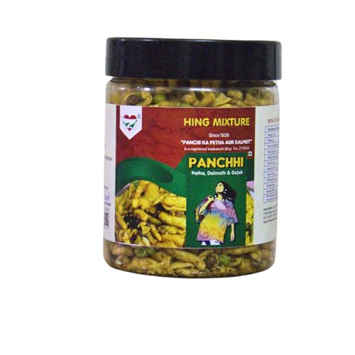 Image of Panchi Hing Mixture Namkeen 200gm (Pack of 1) Agra Special Crunchy and Flavorful Indian Snack Spicy Tangy and Tasty Perfect for Tea Time and Munching