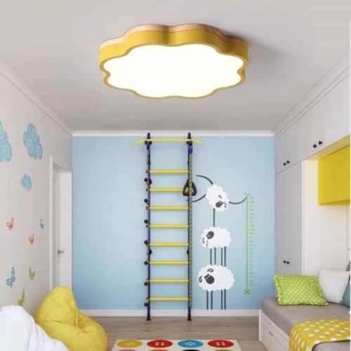 Plafonnier créatif Nordique avec éclairage LED uniforme pour chambre - 4