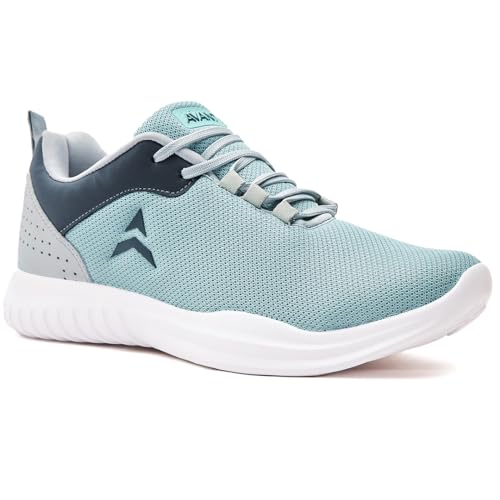 AVANT Men's Pulse Sports Shoes Cushioned Athletic Shoes with Bouncy Eva Outsole & Laces, 6 UK,Black