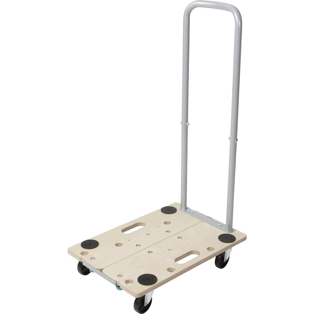 wolfcraft 5548000 Carro Plataforma con Barra de Agarre Y Apoyo, 565 x 960 x 390 mm
