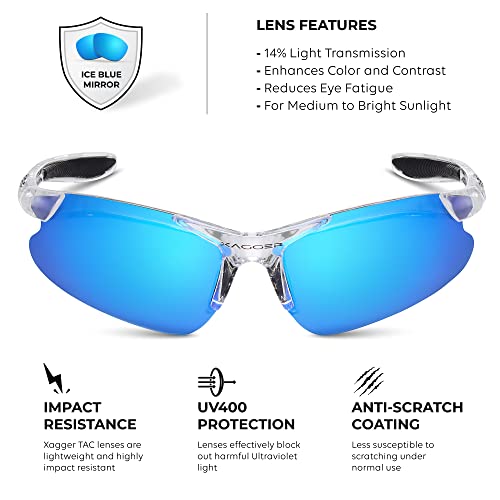 Image of Kids Youth Polarized Sports Sunglasses for Boys Girls Baseball Softball Glasses TR90 Frame