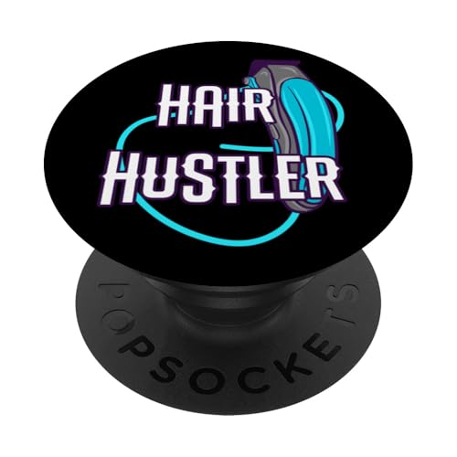 Coiffeur Funny Hair Hustler Barber PopSockets PopGrip Adhésif