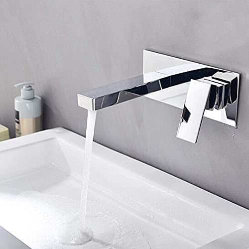 Robinet de salle de bain mural pour un lavage des mains fluide
