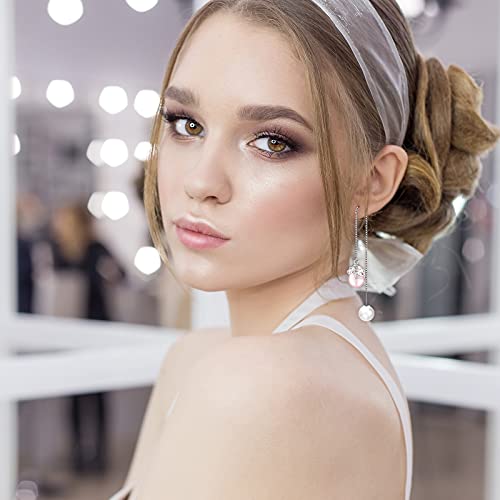 12 Pairs Threader Earrings Set Lightweight Wave Threader Dangle Drop Earrings Long Chain Earrings for Women4