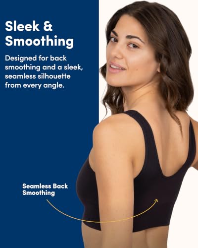 Image of Fruit of the Loom Women's 3-Pack Seamless Full-Coverage Back Smoothing Wireless Bra