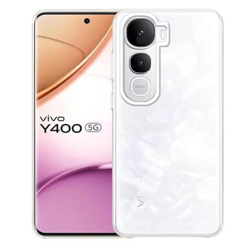 Image of COVERBLACK Soft Rubber Silicon Clear Case Back Cover Compatible for Vivo Y400 5G - Transparent