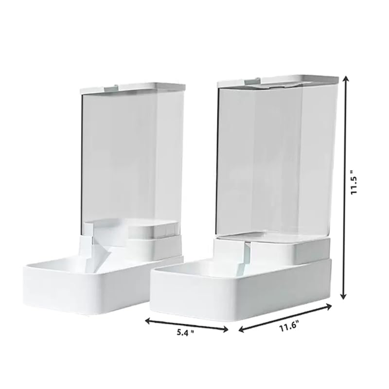 iGeekPet Care-NeverMissMeal Gravity Pet Feeder and Water Dispenser Set, Automatic Dog Feeder and Dog Water Dispenser for Dogs Cats Pets Animals Large Capacity(3.8L) - Image 6