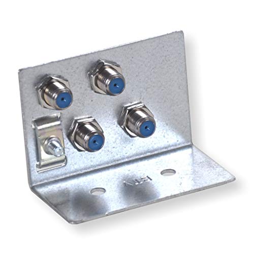 Erdungsschiene F-Technik 4-Fach- Erdungsblock Erdungswinkel Blitzschutz Sat Cover