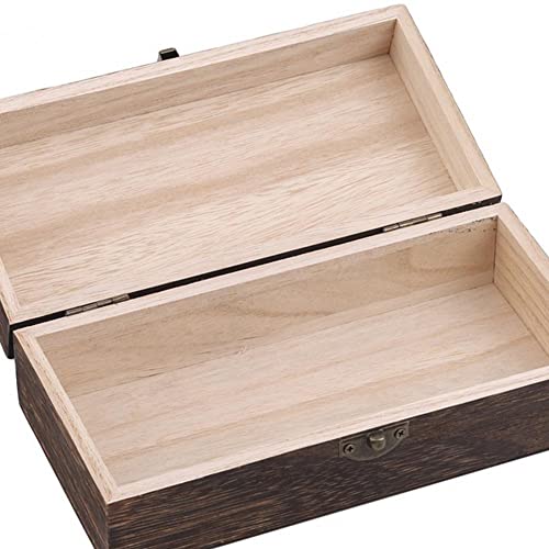 Boîte à bibelots pour table de nuit et rangement bijoux en bois - 2