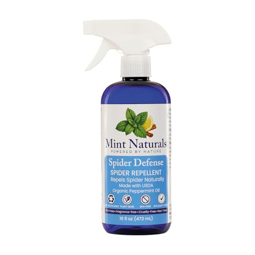 Natural Spider Repellent Spray - USDA Organic Peppermint Oil -