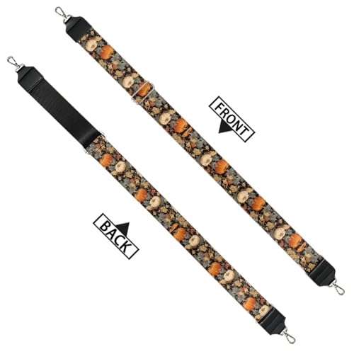 Image of Coldinair Fall Pumpkin Purse Strap Replacement Crossbody Bag Strap,Guitar Straps for Purses Crossbody Bags,Purse Making Supplies