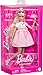 Barbie Deluxe Style Doll #3 in Barbiecore Outfit, Blond Hair in Top Knot, Pink Pastel Dress with Oversized Bow and Accessories Like Mesh Tights