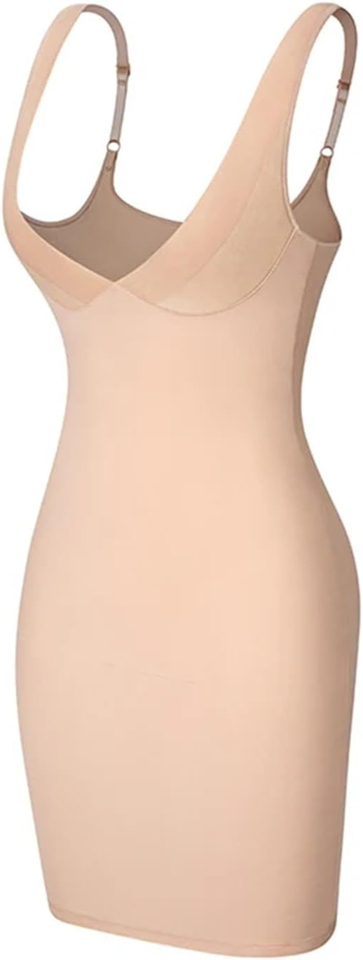 Dress Bodysuit Lingerie Body Shaper Women Slimming Underwear Female Tummy Control Waist Trainer(Nude,L)