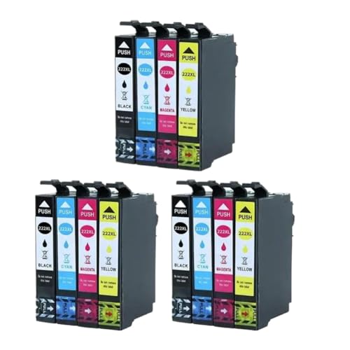 Cartouche d'encre T222XL haute précision pour WorkForce WF-2960 et Expression Home