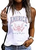 Photo Gallery ovazly canotte da donna con scollo a v 4 luglio con stampa bandiera americana gilet senza maniche t-shirt estiva patriottica, a4d-we41, xx-large Photo Gallery ovazly canotte da donna con scollo a v 4 luglio con stampa bandiera americana gilet senza maniche t-shirt estiva patriottica, a4d-we41, xx-large