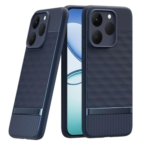 Image of Shockproof Case for Realme 15T 5G / Narzo 90 5G | Full Camera Protection | TPU Flexible Back Cover for Realme 15T 5G / Narzo 90 5G (Steel Blue)