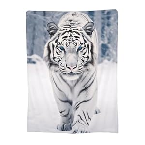 Whitetigerblanketgiftsforadultskidstigersnowanimalflannelthrowblanketssoftcomfylightweightforhomedecorcouchbedsofa60x50inches Urban Country Home Decor White tiger blanket gifts for adults kids tiger snow animal flannel throw blankets soft comfy lightweight for home decor couch bed sofa 60×50 inches urban country home decor