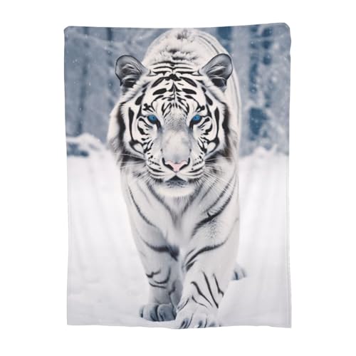 Whitetigerblanketgiftsforadultskidstigersnowanimalflannelthrowblanketssoftcomfylightweightforhomedecorcouchbedsofa60x50inches Urban Country Home Decor White tiger blanket gifts for adults kids tiger snow animal flannel throw blankets soft comfy lightweight for home decor couch bed sofa 60×50 inches urban country home decor
