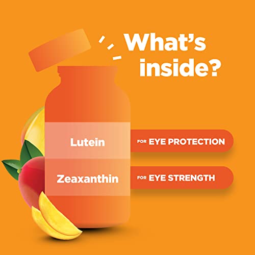 Lutein & Zeaxanthin Eye Vitamins For Kids - Delicious Vegan Eye Health Vitamins Lutein And Zeaxanthin Gummy Vitamins For Kids Eye Care - Lutein Gummies For Vision Clarity And Blue Light Support #TOP4