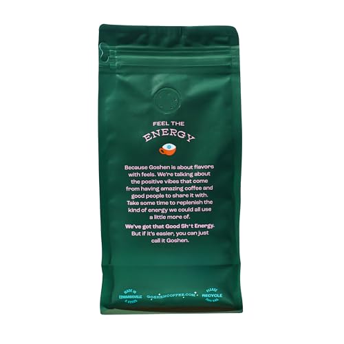 Image of Goshen Coffee Roasters Whole Bean Black Dog Espresso Blend | Dark Roast, Espresso or Brewed | Award-Winning, Natural and Washed | Roasted Nuts, Molasses, Dark Cocoa Flavors | 2 Lb Bag