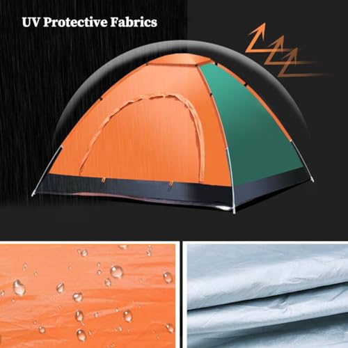 Carpa Dome para Camping Ligera con 2 Puertas para 3-4 Personas miniatura 5
