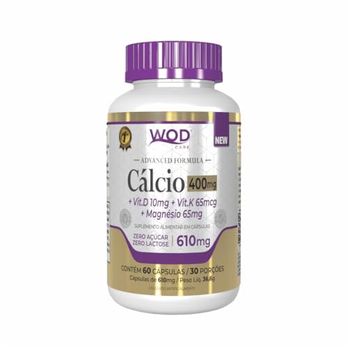 Cálcio - 60 Cápsulas - Wod Nutrition