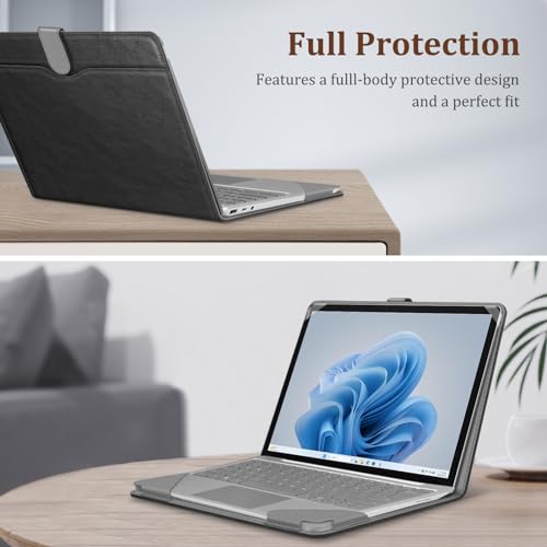 Funda para Surface Go que evita arañazos con bolsillo para cables 3