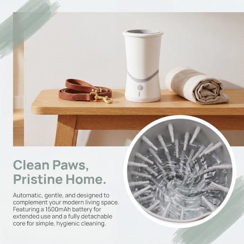 OYE Dog Paw Cleaner, Portable Automatic Pet Paw Washer for Dogs with Soft Silicone, One Touch Start, 360° All-Round Pet Paw Cleaner, Gentle on Dog Paw Washer for Massage Grooming Dirty Claws - Image 3