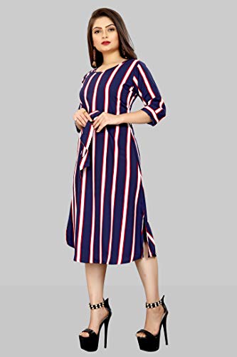 Image of AA Creation Women's Fit And Flare Knee Length Dress