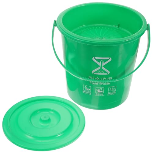 Poubelle à compost anti odeur 10L en plastique avec couvercle amovible