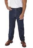 All American Clothing - Men's Original Jean with Gusset - Made in USA Dark Stonewash