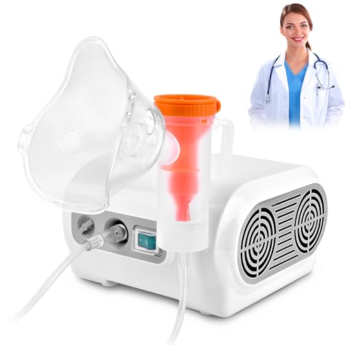Portable Nebulizer - Handheld Jet Nebulizer Machine Personal Cool Mist Kit Asthma Inhaler Compressor Nebulizer for Kids Adult Home Daily Use