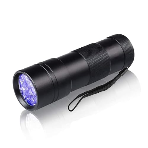 PALMIER 12LED 紫外線 ブラックライト UVライト 紫外線 ライト レジン用硬化ライト 懐中電灯 殺菌ライト 目には見えない汚れに UV12RAI