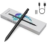 【Surface Stylet Noir】. Le stylet Microsoft Surface Pen ne nécessite aucun pilote ni aucune configuration Bluetooth. Il suffit d'appuyer sur n'importe quel bouton pour commencer à écrire. Il est doté d'une pointe de stylo originale, d'une longue durée de vie et d'une protection d'écran. En outre, il prend en charge l'effacement et la fonction de clic droit ; Le corps du stylo est équipé d'un indicateur de charge LED qui vous informe de l'état de la batterie. Équipé de 3 mines interchangeables et d'un câble de recharge.