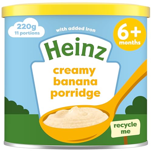 Heinz Creamy Banana Porridge Baby Food 6+ Months 220g
