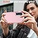zapica Designed for Samsung Galaxy S22 Case, [Military Drop Protection] [Dual Layer Structure Design] Heavy Duty Shockproof Non-Slip Phone Cover for Galaxy S22, Light Pink